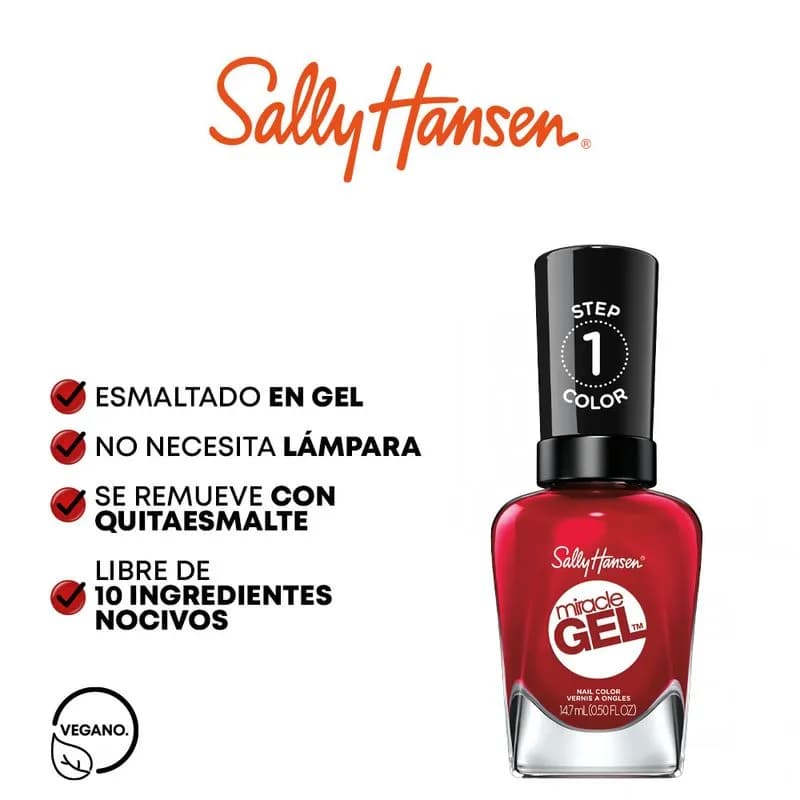 Esmalte para Uñas Sally Hansen Miracle Gel x 14,7 ml