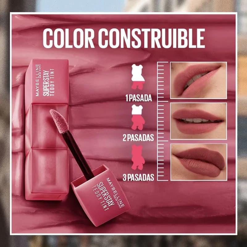 Tinta de Labios Maybelline Super Stay Teddy Tint Kneehigh