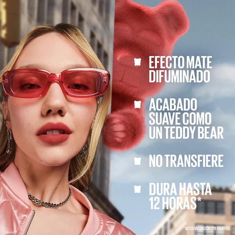 Tinta de Labios Maybelline Super Stay Teddy Tint Mascara Tear