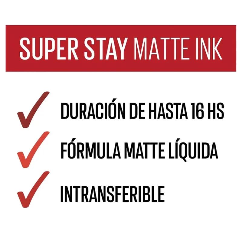 Labial Liquido Maybelline Super Stay Matte Ink City Dancer