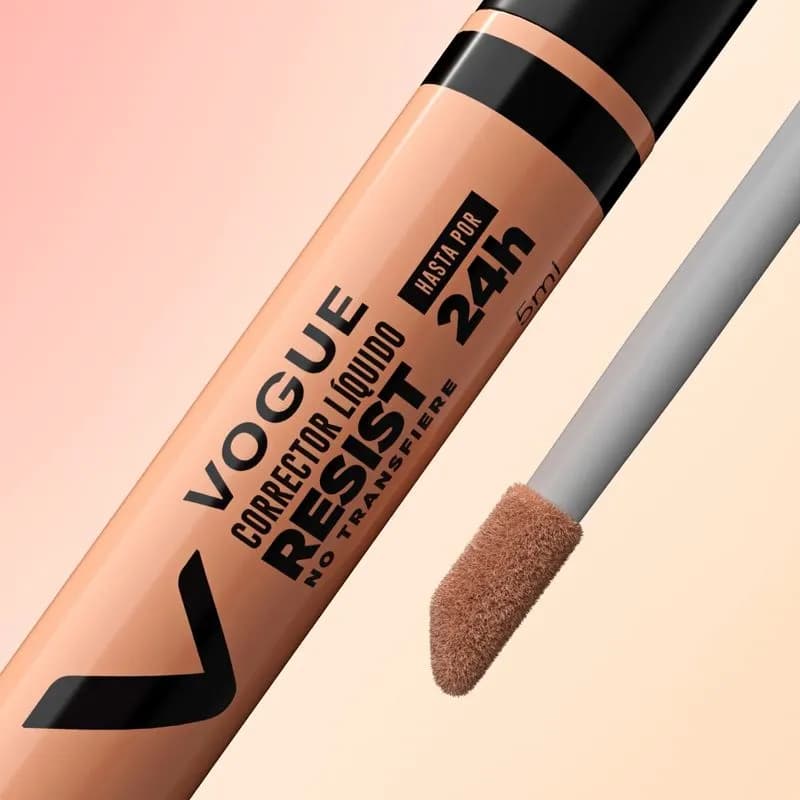 Corrector de Ojos Liquido Vogue Resist Tono Petalo