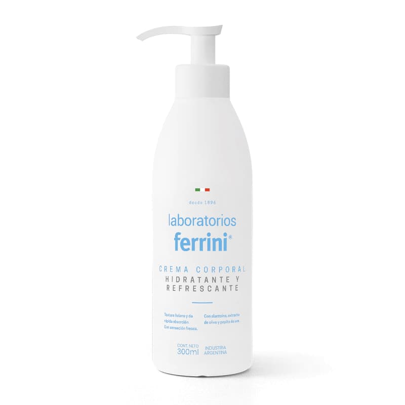 Crema Corporal Hidratante Y Refrescante x 300ml.