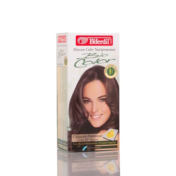 Biferdil Kit Coloracion Bio Color 6.1 Rubio Oscuro Ceniza