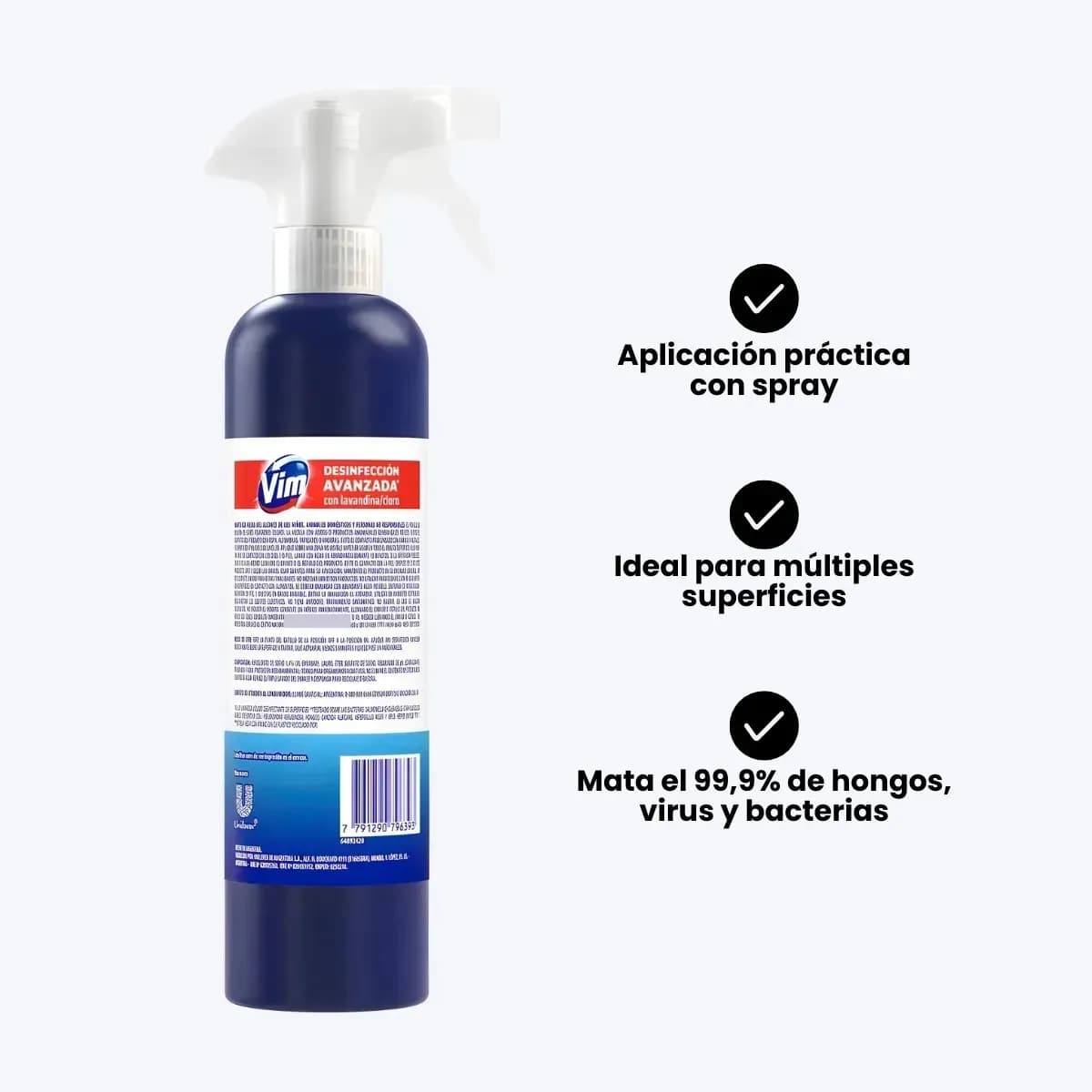 Desinfectante avanzado Gatillo x 500ml.