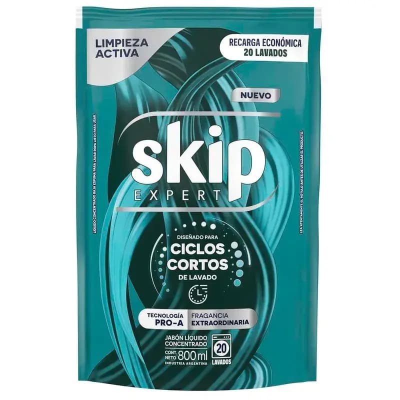 Jabón Líquido Concentrado Limpieza Activa Doypack x 800ml.