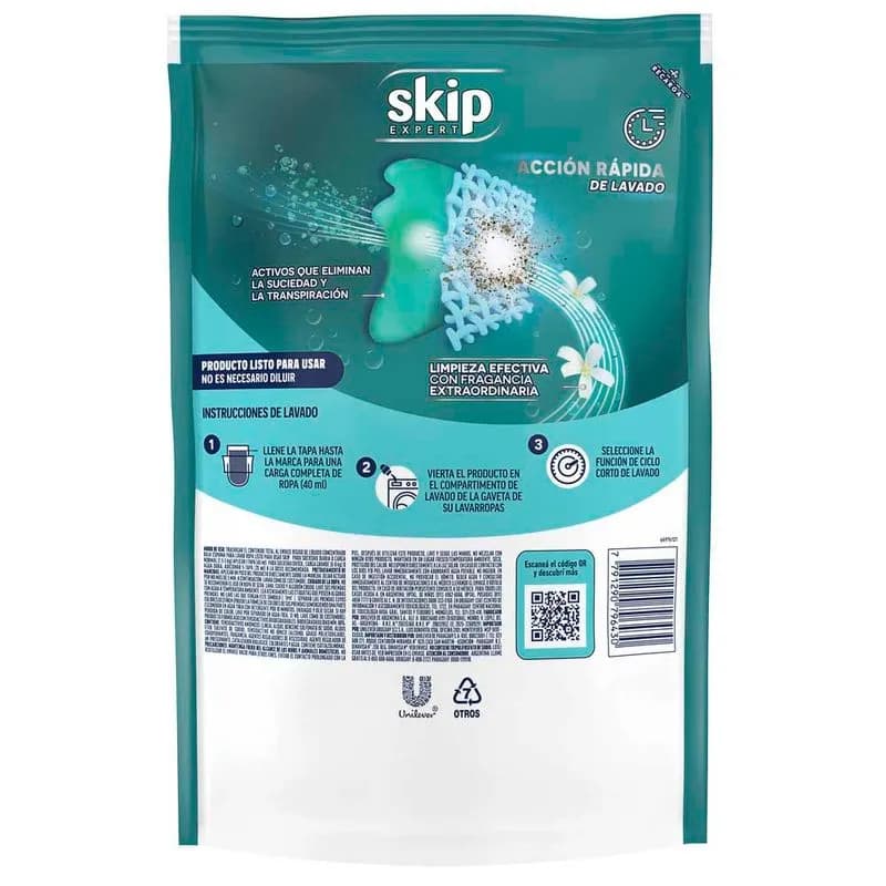 Jabón Líquido Concentrado Limpieza Activa Doypack x 800ml.