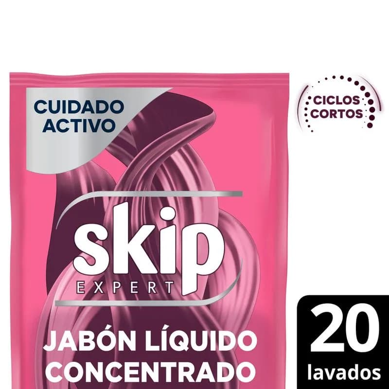 Jabón Liquido Concentrado para Ciclo Corto Sikp Cuidado Activo Doypack x 800ml.
