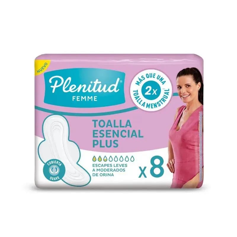 Toalla Femme Esencial Plus x 8uni.