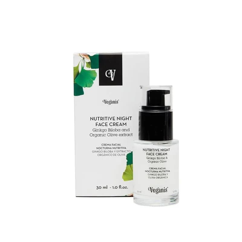 Crema Facial Veganis Nocturna Nutritiva x 30 ml
