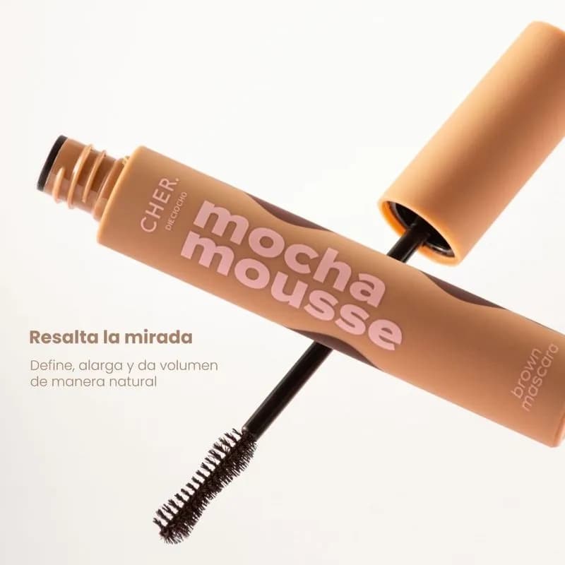 Mascara de Pestañas Cher 18 Mocha Mousse Marron x 47 g