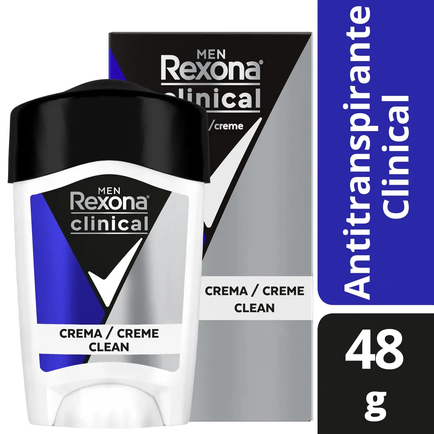 Antitranspirante Rexona Clinical Masculino x48gr